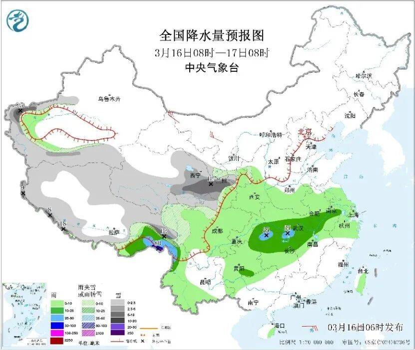 最低6°C、7级大风、局地大雨！湖北何时升温放晴？
