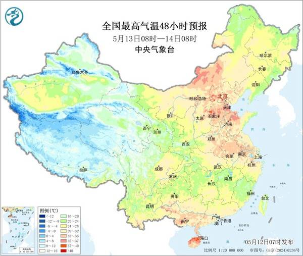 今起中东部热力升级华北等地迎高温 南方大到暴雨范围扩大
