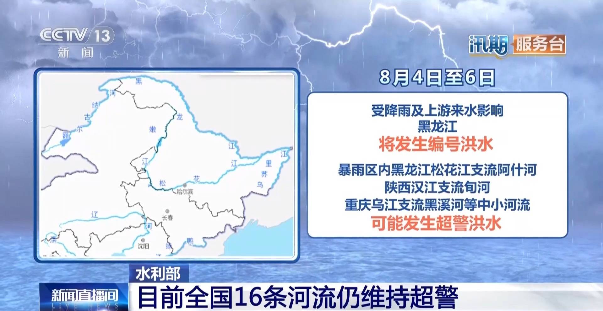 水利部：目前全国16条河流仍维持超警