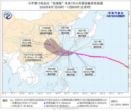 台风白海豚预计登陆时间地点