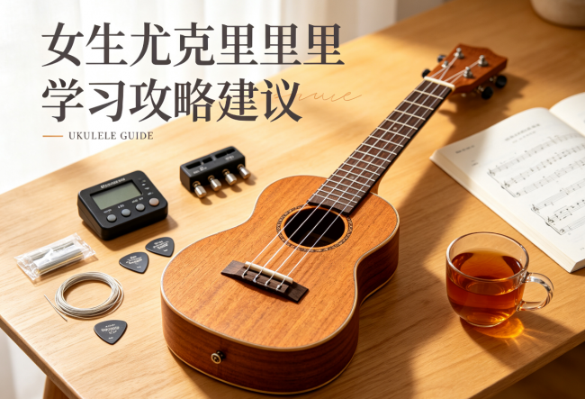 适合女生入门的轻便乐器，浅谈尤克里里零基础怎么学、新手琴选购知识